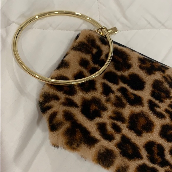 🆕 THACKER NYC: Leopard Clutch w/ Gold Ring - Picture 5 of 8